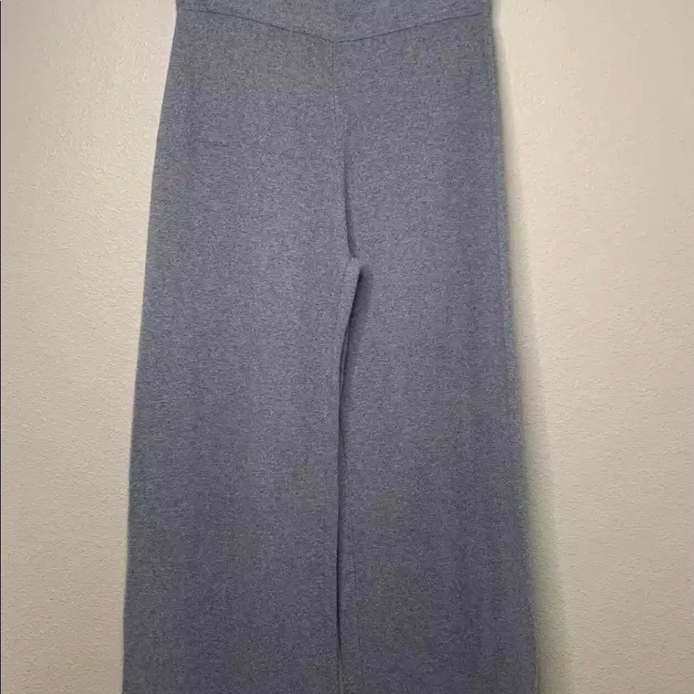 Anne Taylor Factory knit sweater wide leg high rise pants